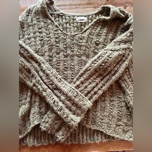 large urban outfitters olive green sweater